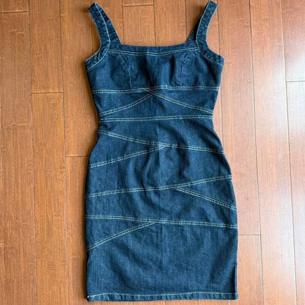 Denim Bodycon‎ Mini Dress